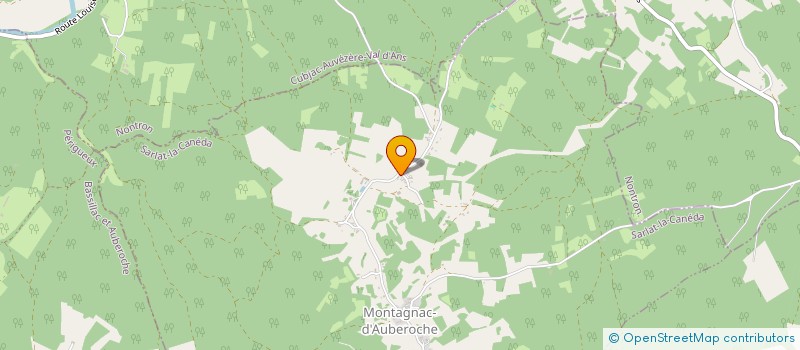 localisation de l'entreprise MADAME ALEXANDRA LEFEUVRE  MONTAGNAC-D'AUBEROCHE