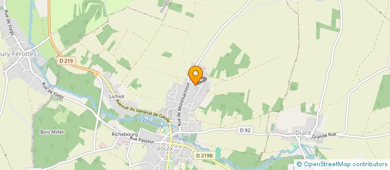 localisation de l'entreprise MADAME ALEXANDRA LEFEVRE  VOULX