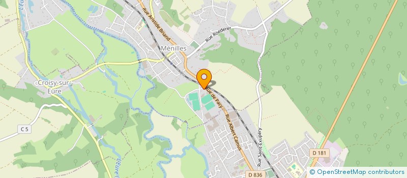 localisation de l'entreprise MADAME ALEXANDRA LEFEVRE  MENILLES