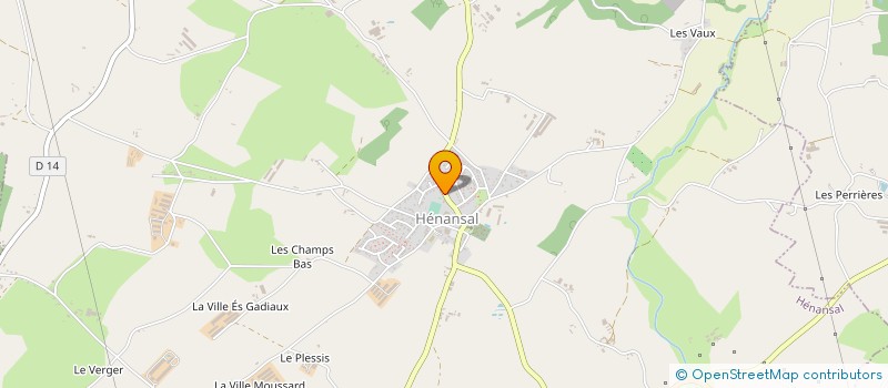 localisation de l'entreprise MADAME ALEXANDRA LEFORT  HENANSAL