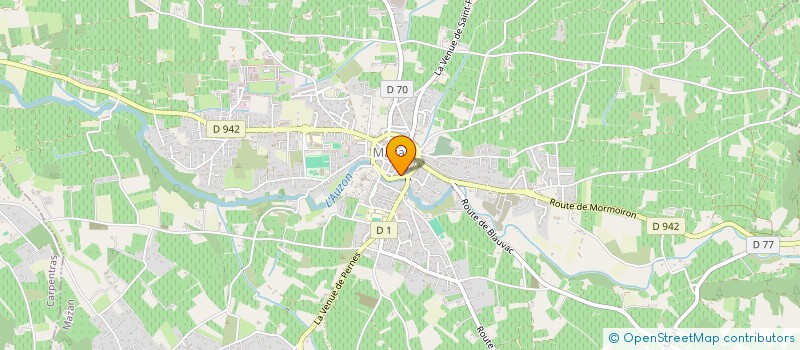 localisation de l'entreprise MADAME ALEXANDRA LELARGUE  MAZAN