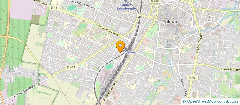 localisation de l'entreprise MADAME ALEXANDRA LELOUP  COLMAR