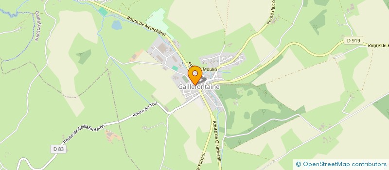 localisation de l'entreprise MADAME ALEXANDRA LEMAISTRE  GAILLEFONTAINE