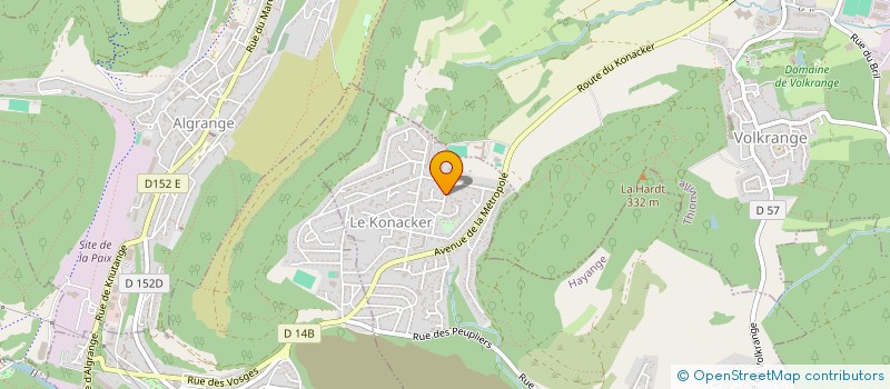 localisation de l'entreprise MADAME ALEXANDRA LEMERCIER  HAYANGE