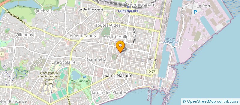 localisation de l'entreprise MADAME ALEXANDRA LEMOINE  SAINT-NAZAIRE