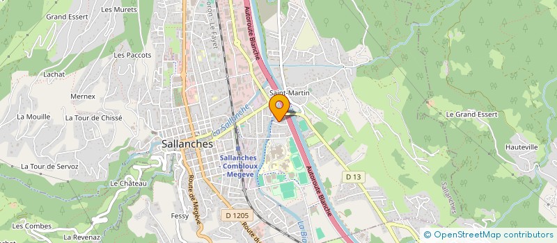 localisation de l'entreprise MADAME ALEXANDRA LENOIR  SALLANCHES