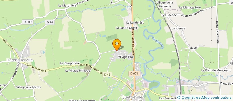 localisation de l'entreprise MADAME ALEXANDRA LEPAGELET  QUETTREVILLE-SUR-SIENNE