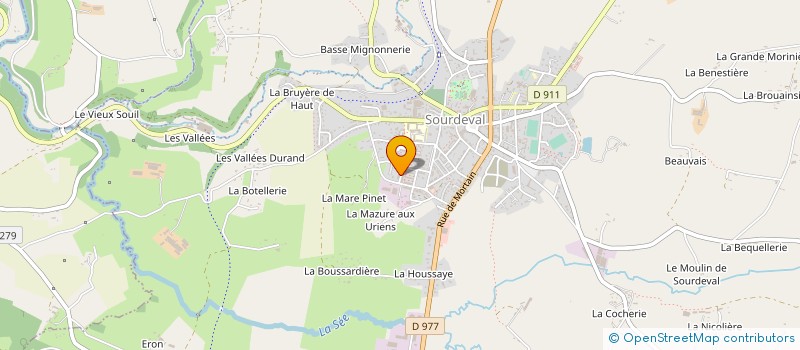 localisation de l'entreprise MADAME ALEXANDRA LEPENNETIER  SOURDEVAL