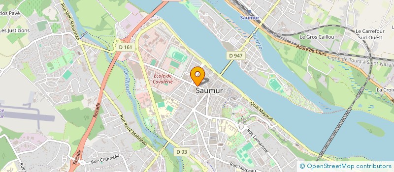 localisation de l'entreprise MADAME ALEXANDRA LEROUX  SAUMUR