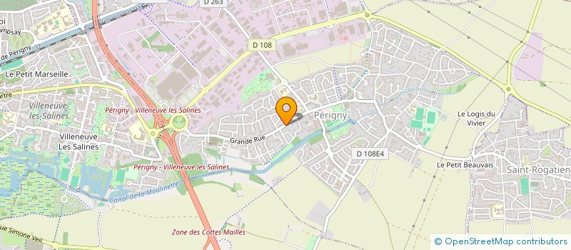 localisation de l'entreprise MADAME ALEXANDRA LESCOAT  PERIGNY