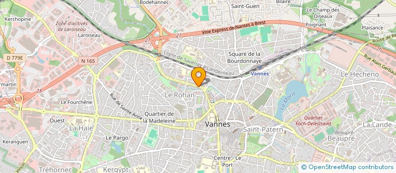 localisation de l'entreprise MADAME ALEXANDRA LESPONNE à VANNES