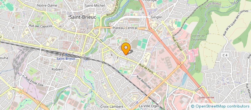 localisation de l'entreprise MADAME ALEXANDRA LEVEILLE à SAINT-BRIEUC