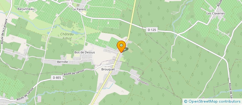 localisation de l'entreprise MADAME ALEXANDRA LEVEZIEL  SAUTERNES