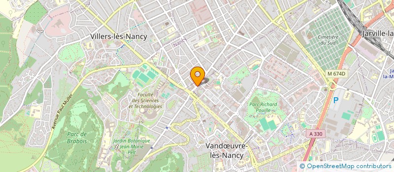 localisation de l'entreprise MADAME ALEXANDRA LEVY  VANDUVRE-LES-NANCY