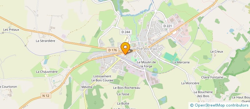 localisation de l'entreprise MADAME ALEXANDRA LHERMENIER  PRE-EN-PAIL-SAINT-SAMSON