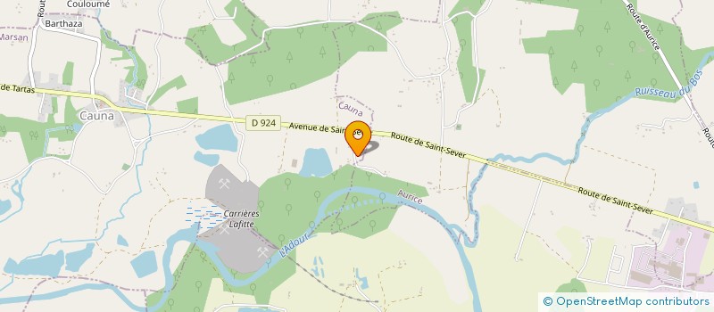 localisation de l'entreprise MADAME ALEXANDRA LIBBERECHT  CAUNA