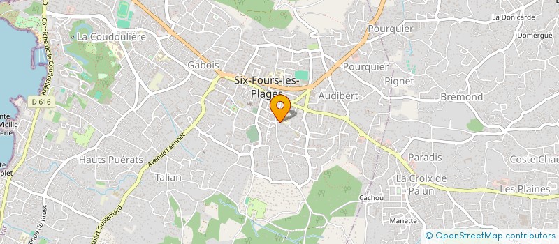 localisation de l'entreprise MADAME ALEXANDRA LIBENZI  SIX-FOURS-LES-PLAGES