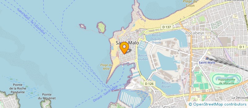 localisation de l'entreprise MADAME ALEXANDRA LIORIT  SAINT-MALO