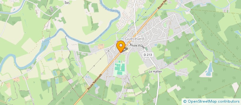 localisation de l'entreprise MADAME ALEXANDRA LIZON  GUECELARD