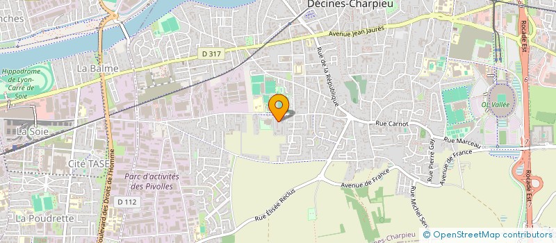localisation de l'entreprise MADAME ALEXANDRA LOLIVREL à DECINES CHARPIEU