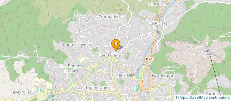 localisation de l'entreprise MADAME ALEXANDRA LONGUEVERGNE  TOULON