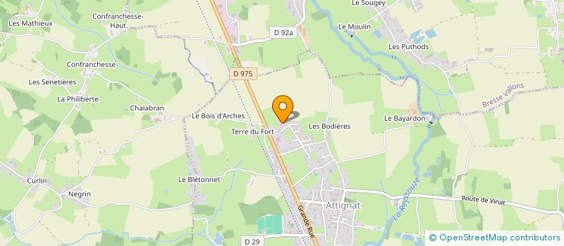 localisation de l'entreprise MADAME ALEXANDRA LORAN à ATTIGNAT