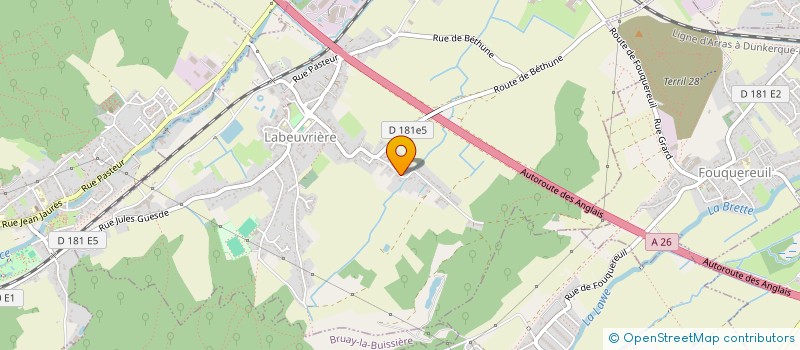 localisation de l'entreprise MADAME ALEXANDRA LOUCHART  LABEUVRIERE