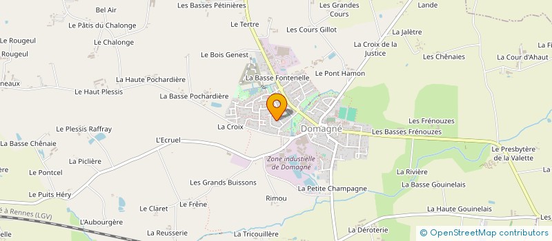 localisation de l'entreprise MADAME ALEXANDRA LOURY  DOMAGNE