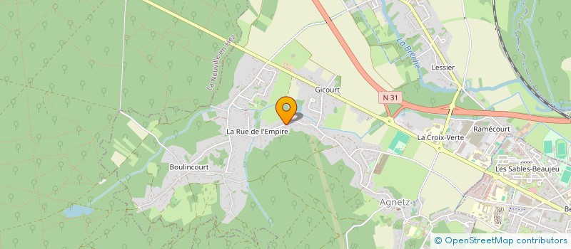 localisation de l'entreprise MADAME ALEXANDRA LUICEANU  AGNETZ