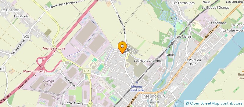localisation de l'entreprise MADAME ALEXANDRA MACE à MEUNG-SUR-LOIRE