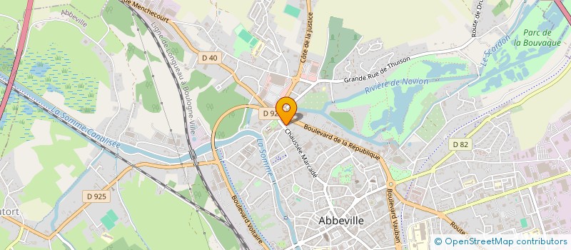localisation de l'entreprise MADAME ALEXANDRA MAIRESSE à ABBEVILLE