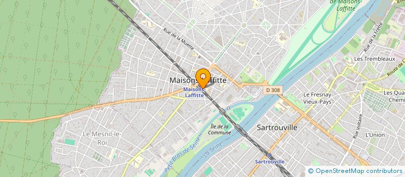 localisation de l'entreprise MADAME ALEXANDRA MALLEVAYS  TOURS