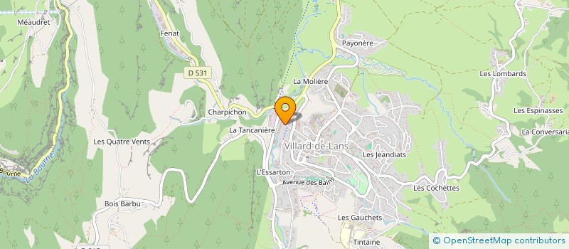 localisation de l'entreprise MADAME ALEXANDRA MALOD  VILLARD-DE-LANS