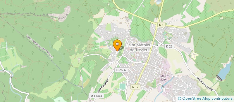 localisation de l'entreprise MADAME ALEXANDRA MALTERRE  SAINT-MATHIEU-DE-TREVIERS