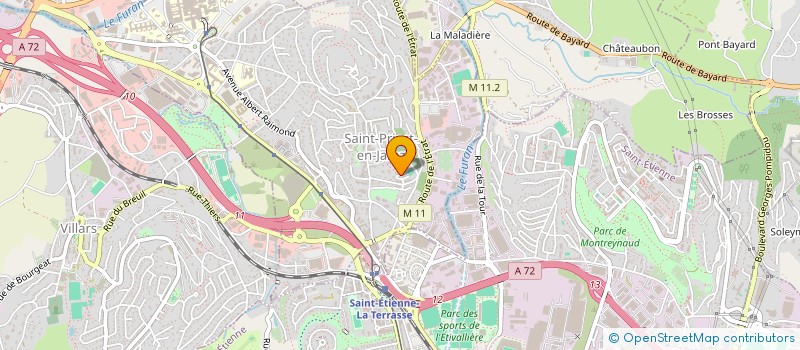 localisation de l'entreprise MADAME ALEXANDRA MANET  SAINT-PRIEST-EN-JAREZ