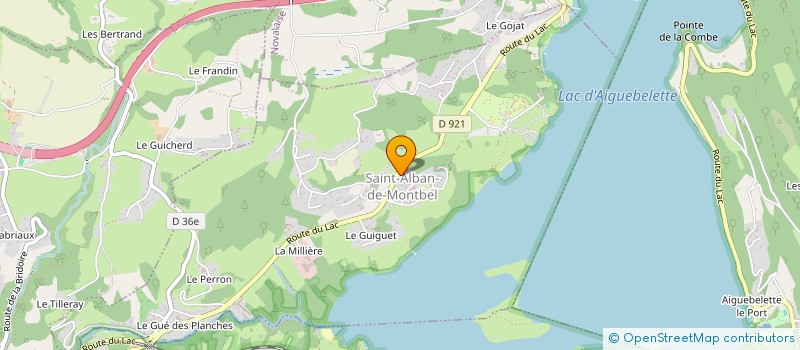 localisation de l'entreprise MADAME ALEXANDRA MANIE  SAINT-ALBAN-DE-MONTBEL