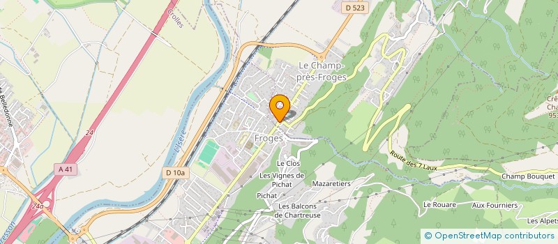 localisation de l'entreprise MADAME ALEXANDRA MARANTIER  VILLARD-BONNOT