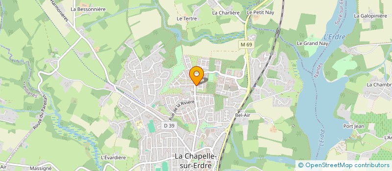 localisation de l'entreprise MADAME ALEXANDRA MARCHAND  LA CHAPELLE-SUR-ERDRE