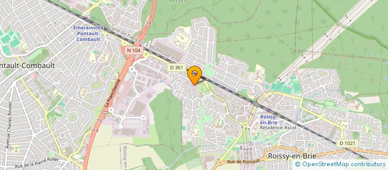 localisation de l'entreprise MADAME ALEXANDRA MARFAING  ROISSY-EN-BRIE