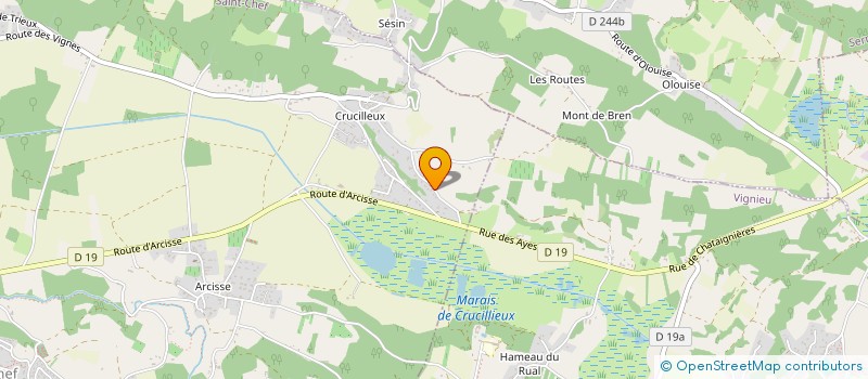 localisation de l'entreprise MADAME ALEXANDRA MARGUET  SAINT-CHEF