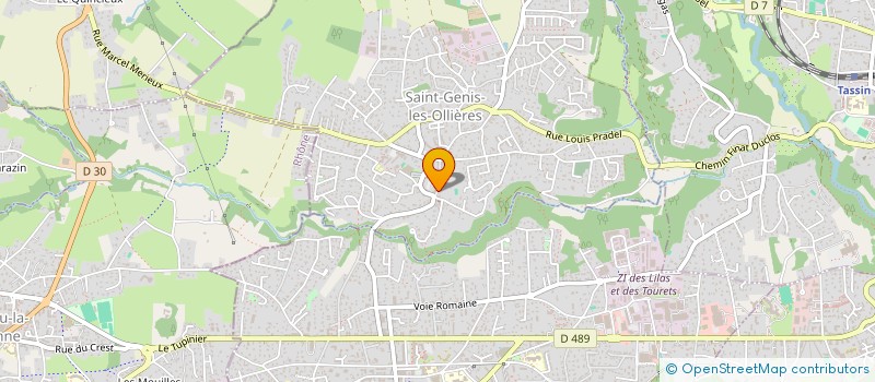 localisation de l'entreprise MADAME ALEXANDRA MARIE ERTIANI  SAINT-GENIS-LES-OLLIERES
