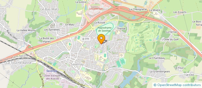 localisation de l'entreprise MADAME ALEXANDRA MARTEL  SAVENAY