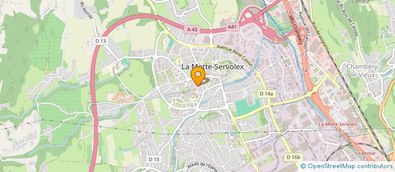 localisation de l'entreprise MADAME ALEXANDRA MARTIN à LA MOTTE-SERVOLEX