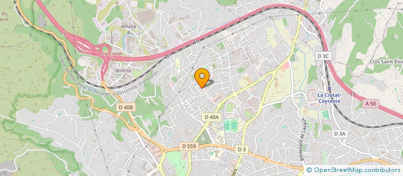 localisation de l'entreprise MADAME ALEXANDRA MARTINAIS  LA CIOTAT