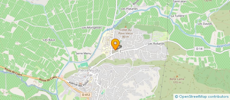 localisation de l'entreprise MADAME ALEXANDRA MARTINEZ  PIERREFEU-DU-VAR