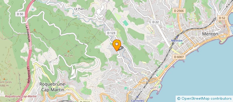 localisation de l'entreprise MADAME ALEXANDRA MARTINS CARDOSO  ROQUEBRUNE-CAP-MARTIN