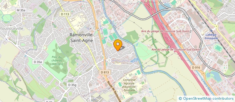 localisation de l'entreprise MADAME ALEXANDRA MARTY CHEVREUIL  RAMONVILLE-SAINT-AGNE