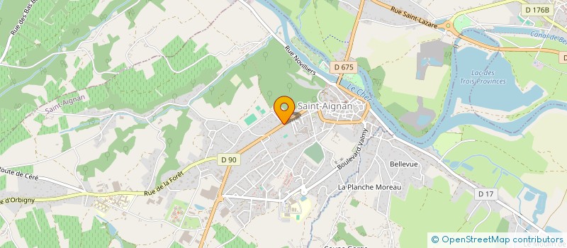 localisation de l'entreprise MADAME ALEXANDRA MASTROLEONARDO  SAINT-AIGNAN