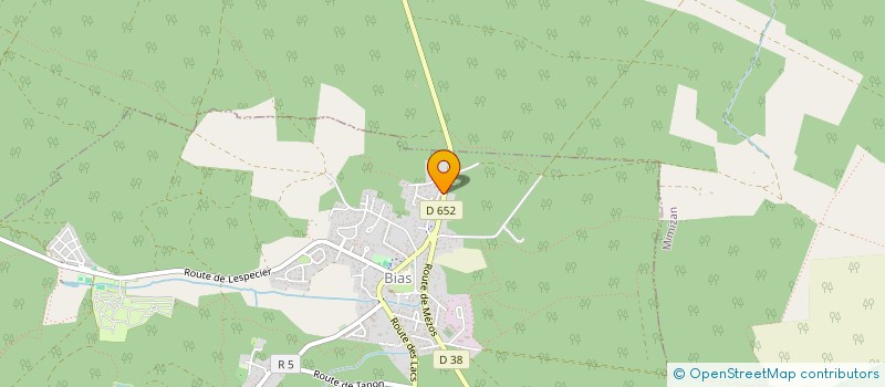 localisation de l'entreprise MADAME ALEXANDRA MATHIEU  BIAS