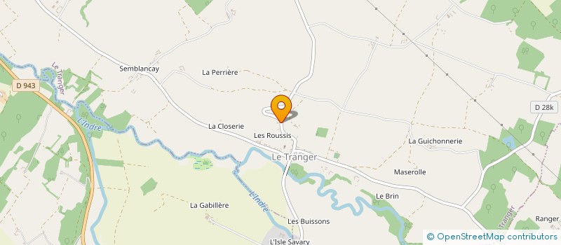 localisation de l'entreprise MADAME ALEXANDRA MATTHEY à LE TRANGER